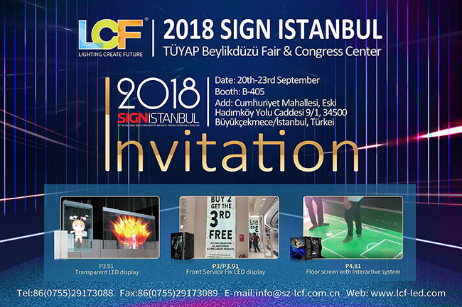 Go To Romantic Turkey Together! Let's Go To The SIGN ISTANBUL Advertising Exhibition Together!