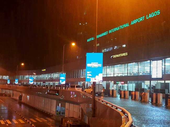 Smart Lamppost LED Screen Project in Lagos Airport, Nigeria