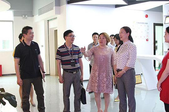 Wang Liping, Secretary of the Party Working Committee of Hangcheng Street, and his entourage visited Lianchengfa!