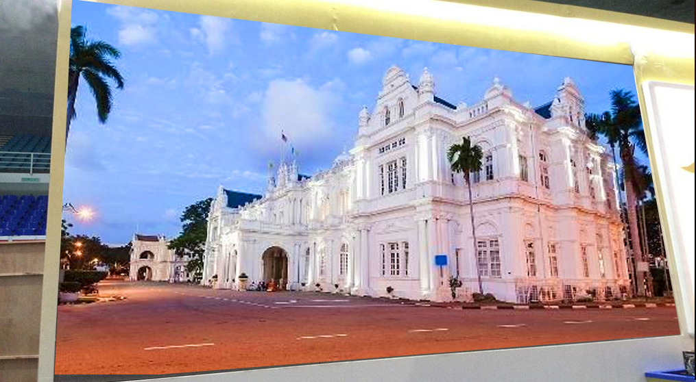 Full color LED display project in Penang, Malaysia