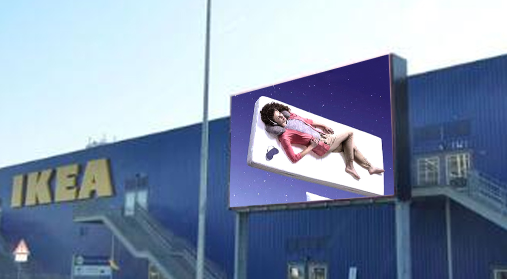 German IKEA outdoor advertising LED display project